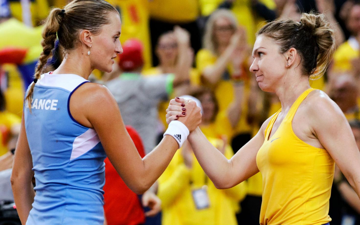Kristina Mladenovic ja Simona Halep