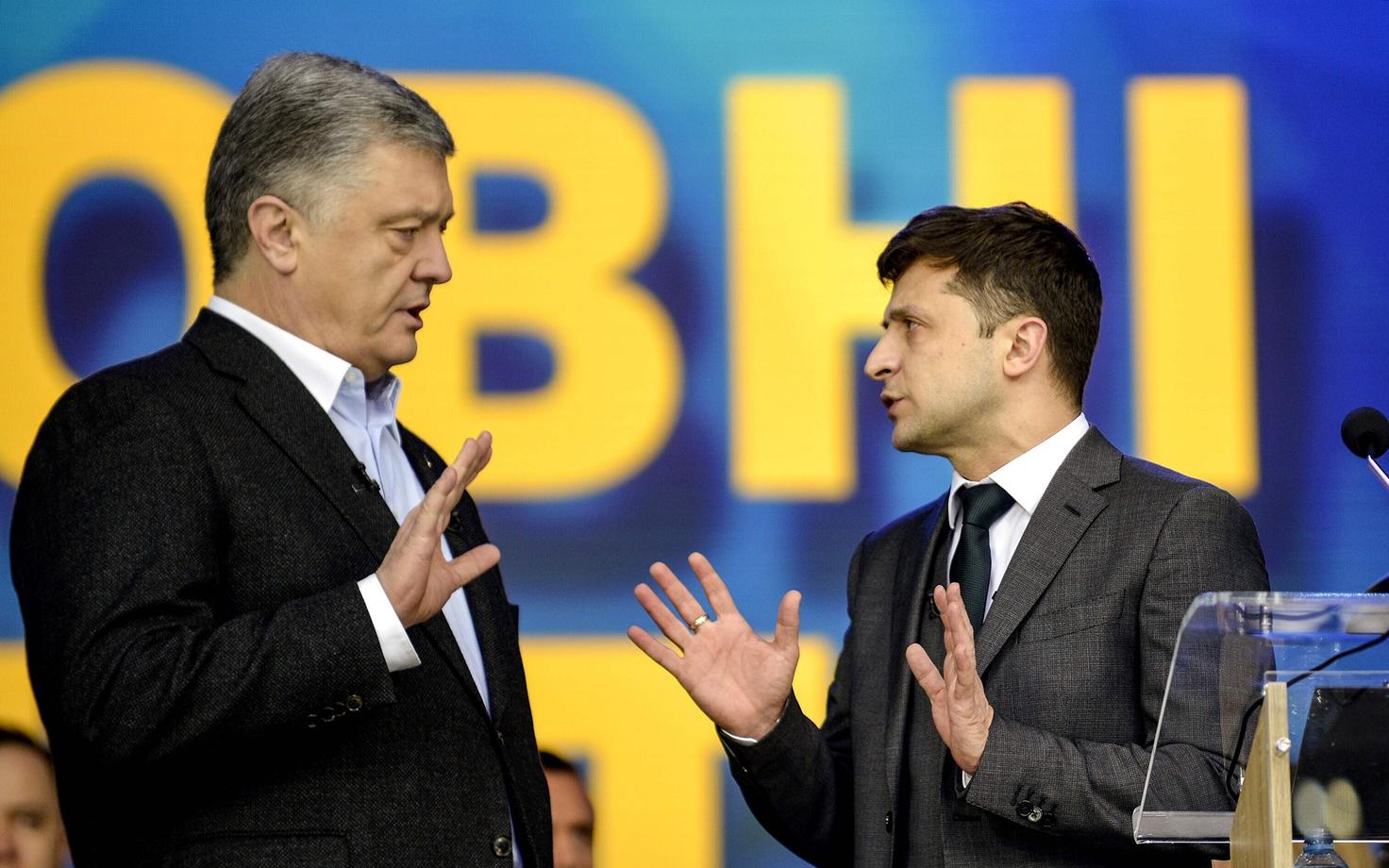 Петр Порошенко и Владимир Зеленский.