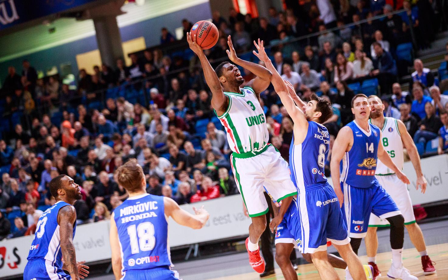 BC Kalev/Cramo ja Kaasani Uniksi omavaheline mäng aprillis Tallinnas