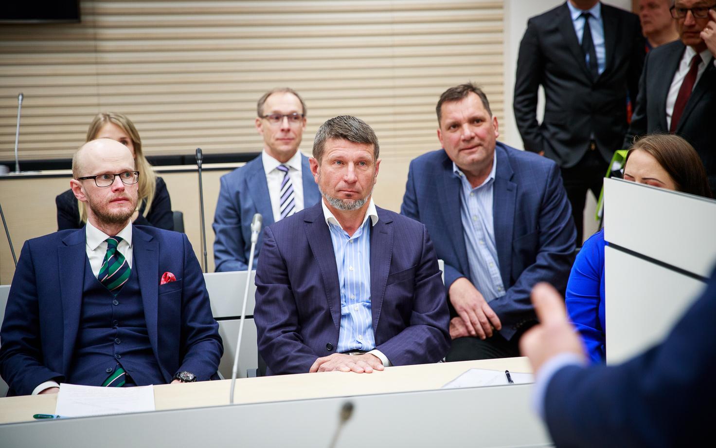 Vasakult Paul Keres, Ain Kaljurand ja Allan Kiil