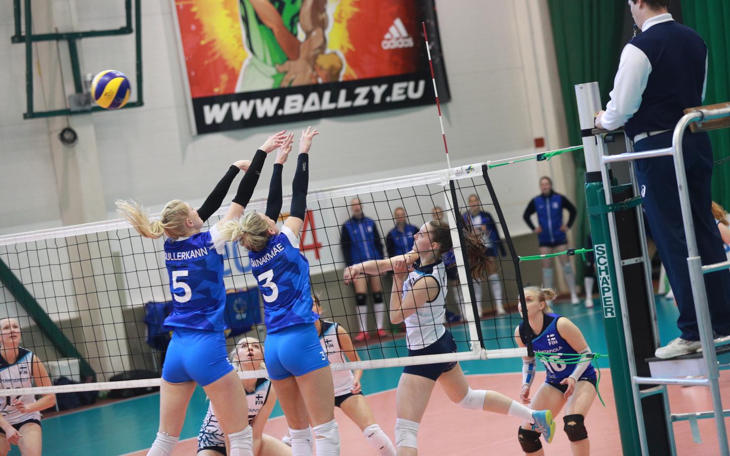 Võrkpalli kontrollmäng: Eesti - Soome
