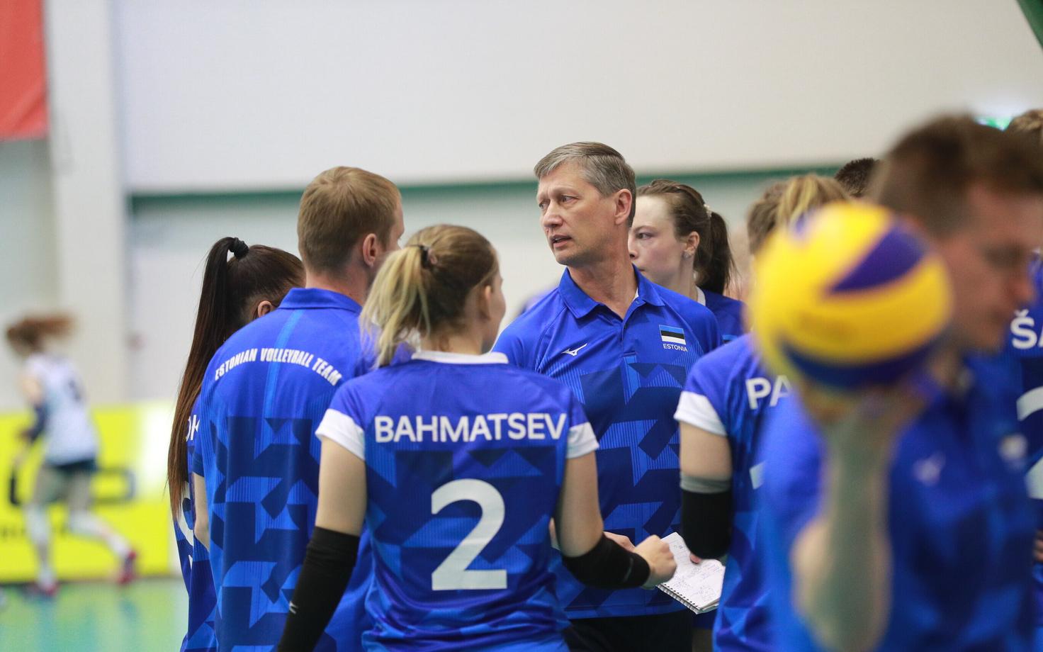 Võrkpalli kontrollmäng: Eesti - Soome