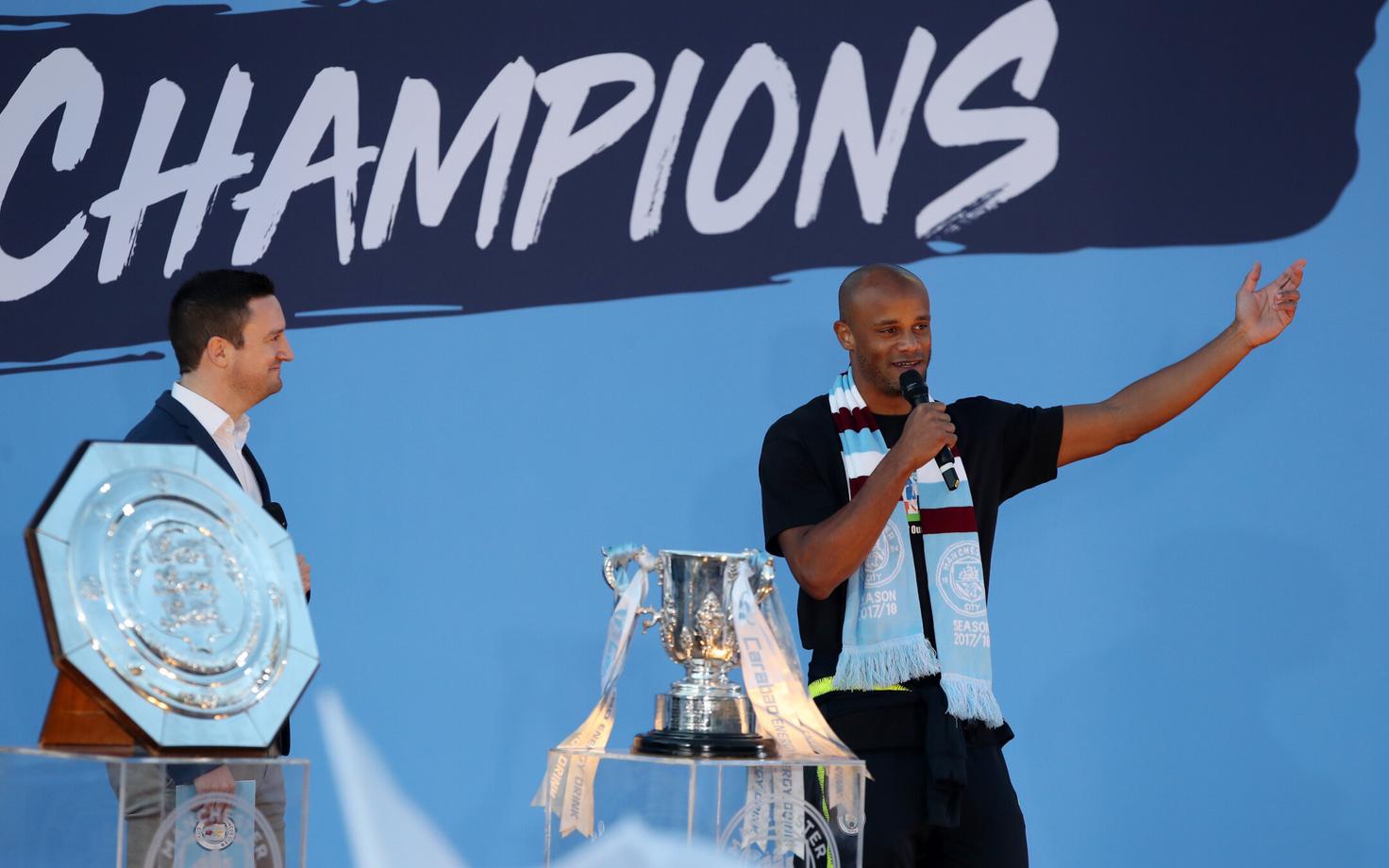 Vincent Kompany tiitli pidustustel