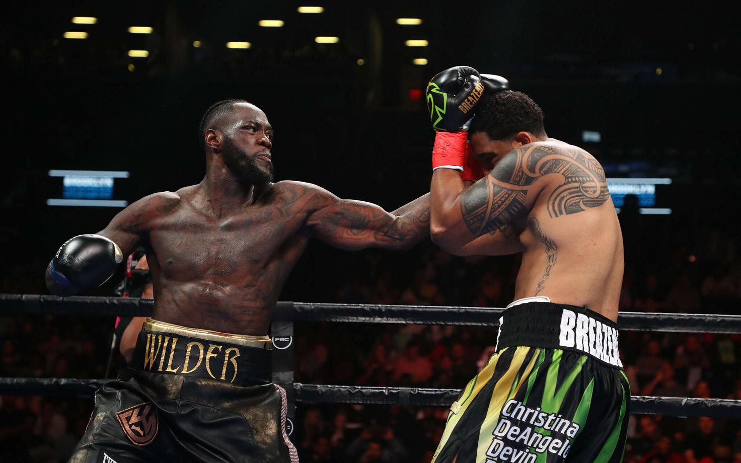Deontay Wilder ja Dominic Breazeale