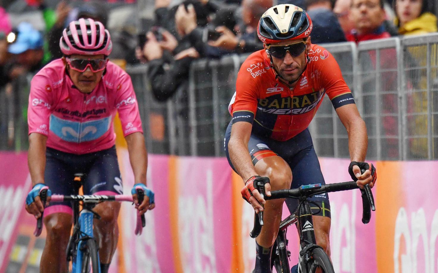 Richard Carapaz ja Vincenzo Nibali