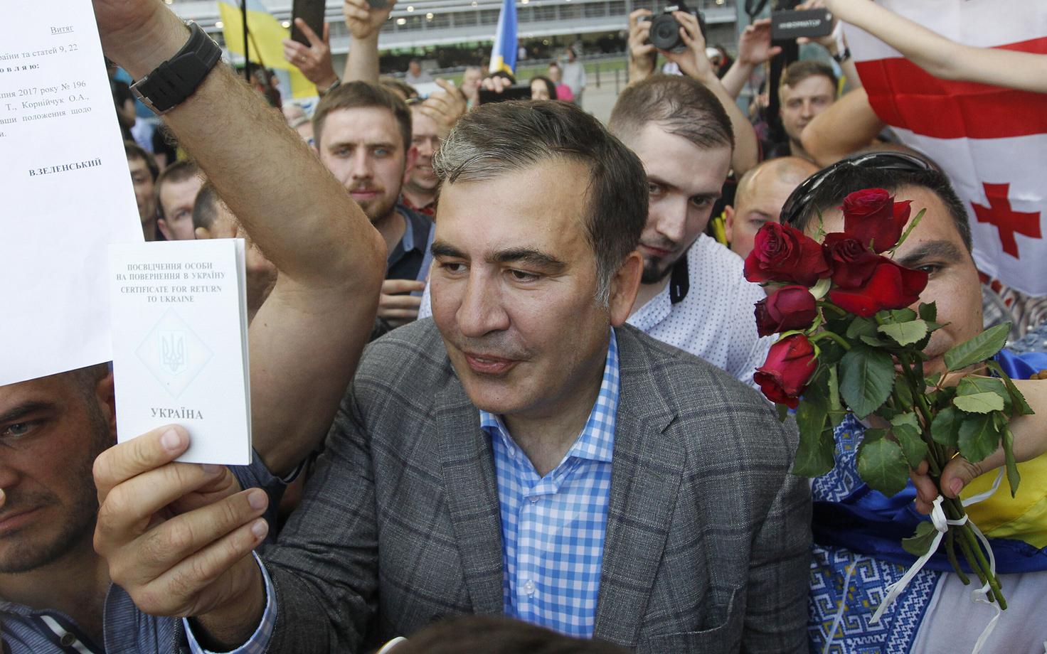 Mihheil Saakašvili naasis Kiievisse.
