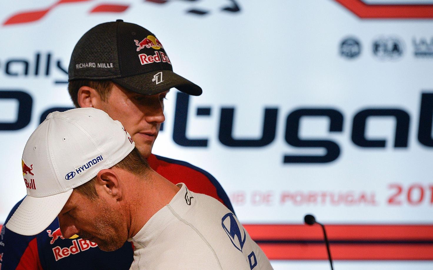 Sebastien Loeb ja Sebastien Ogier