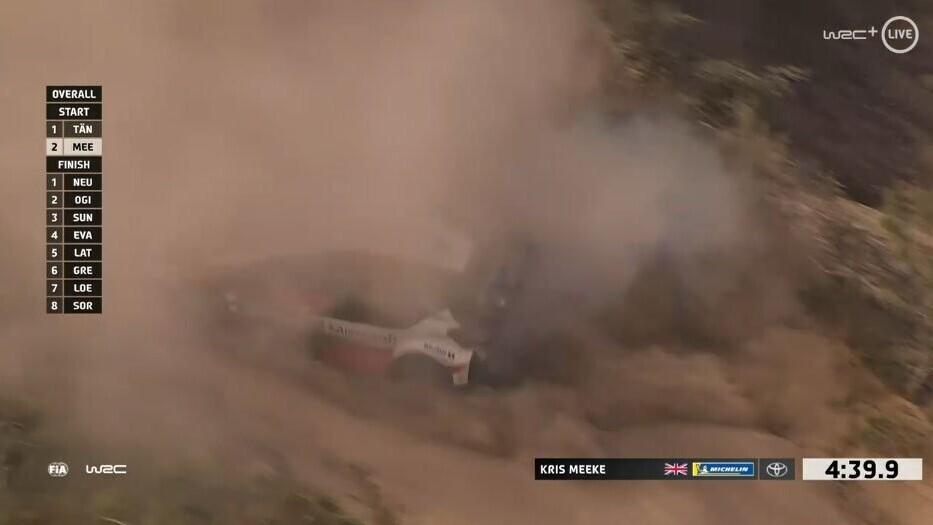 Kris Meeke Portugali MM-ralli eelviimasel katsel