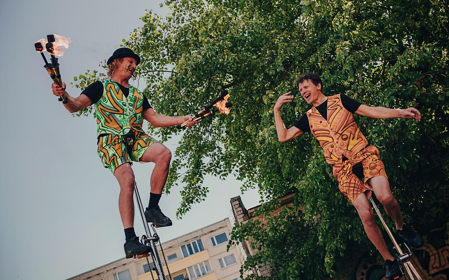 Фестиваль уличных артистов TaDaa в 2019 году.