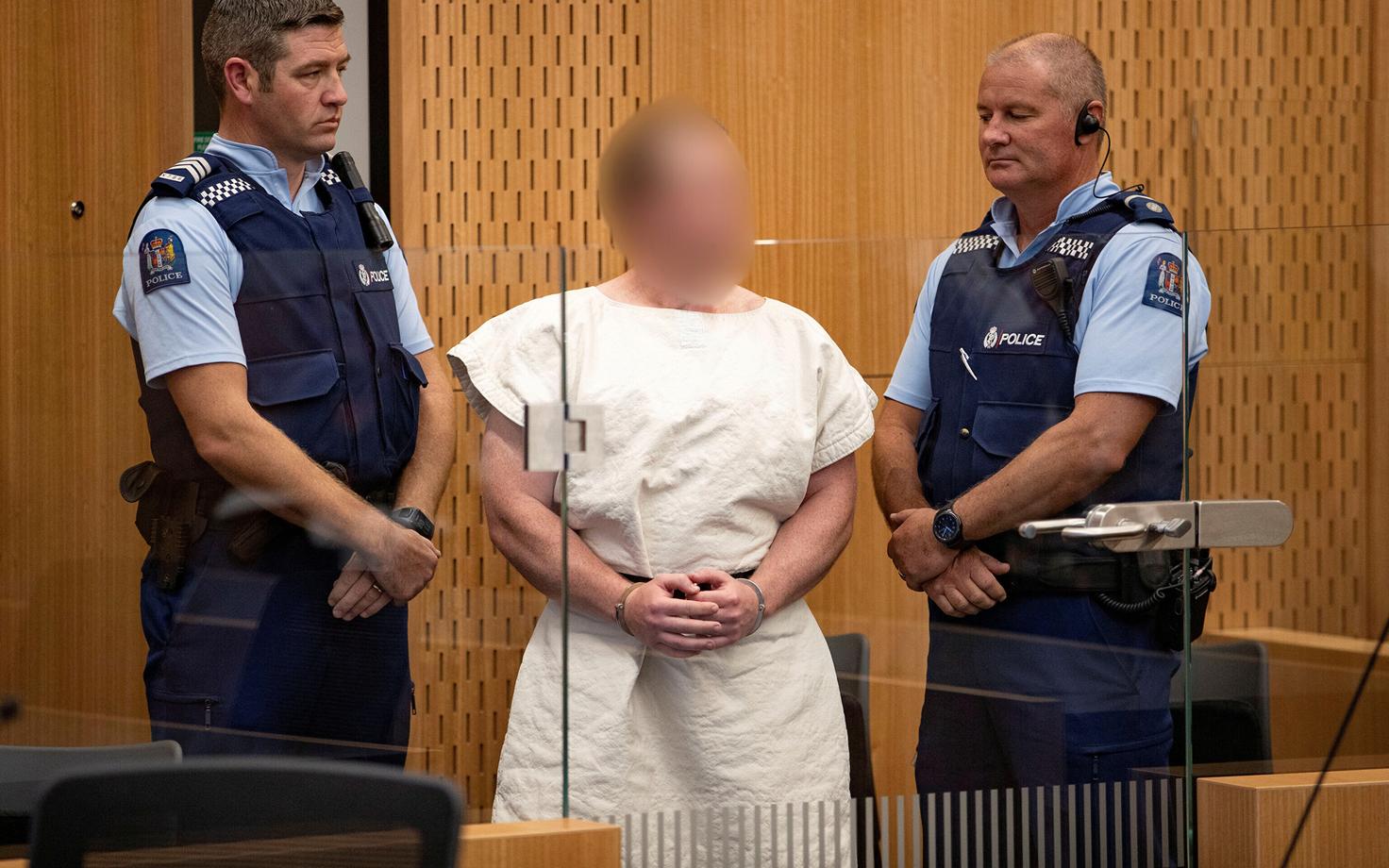 Brenton Tarrant kohtus.