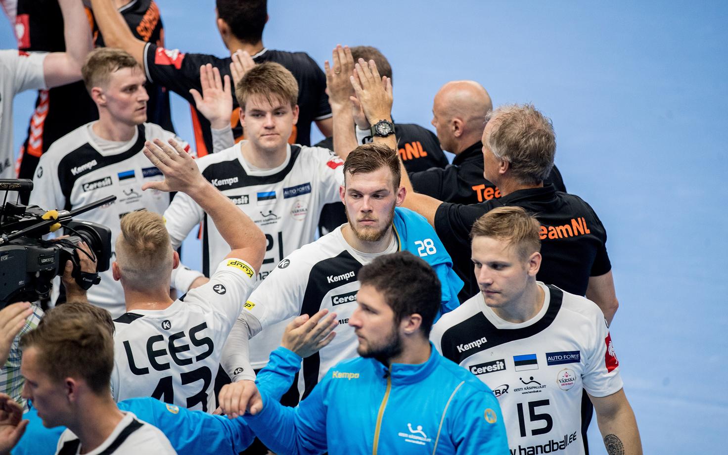 Käsipalli EM-valikmäng: Eesti - Holland