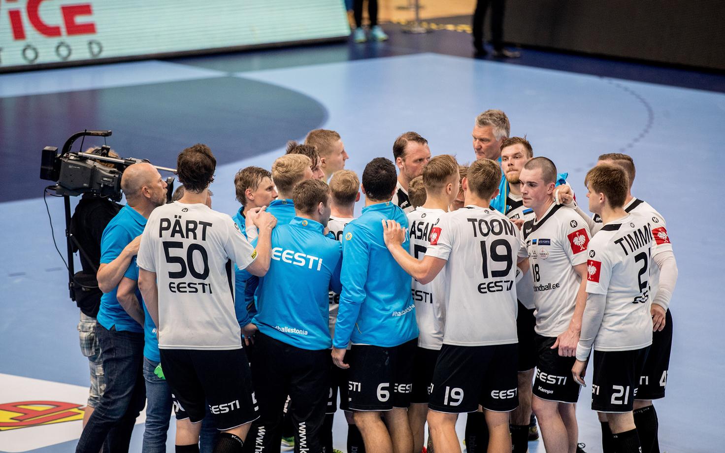 Käsipalli EM-valikmäng: Eesti - Holland
