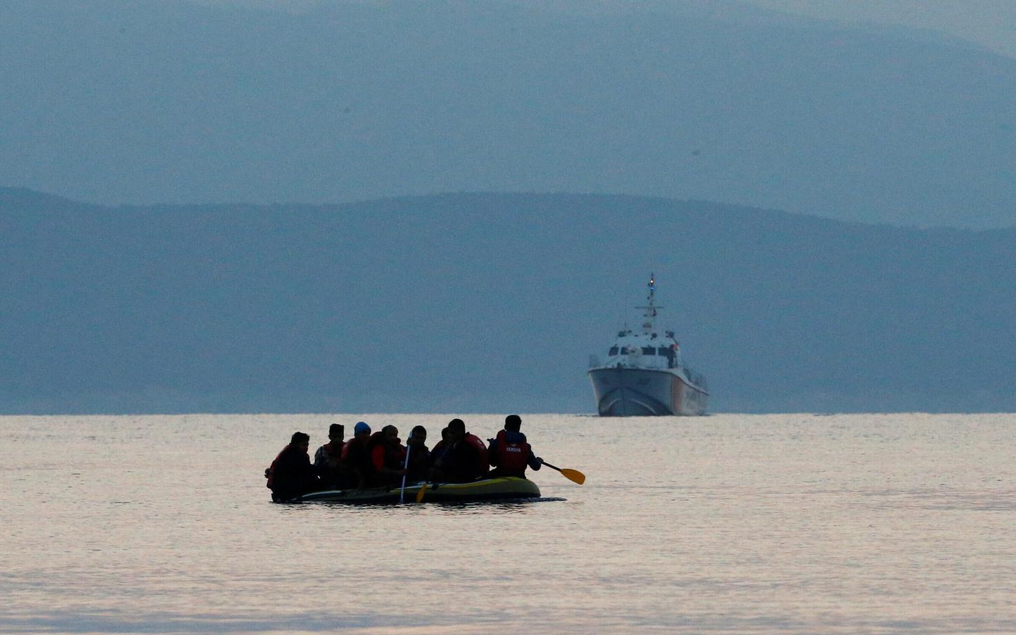 Migrandid teel Türgi rannikult Kreekasse Kosi saarele.