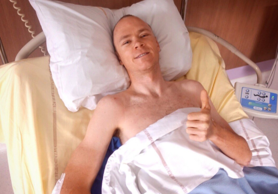 Operatsioonist taastuv Chris Froome