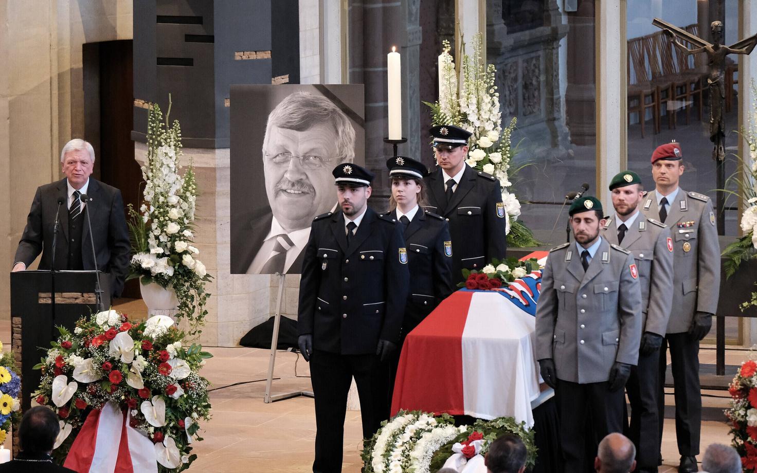 Hesseni poliitiku Walter Lübcke matused 13. juunil Kasselis.