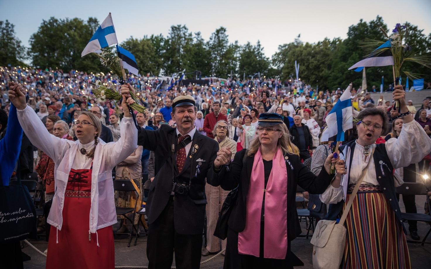 Концерт певческого праздника в Тарту.