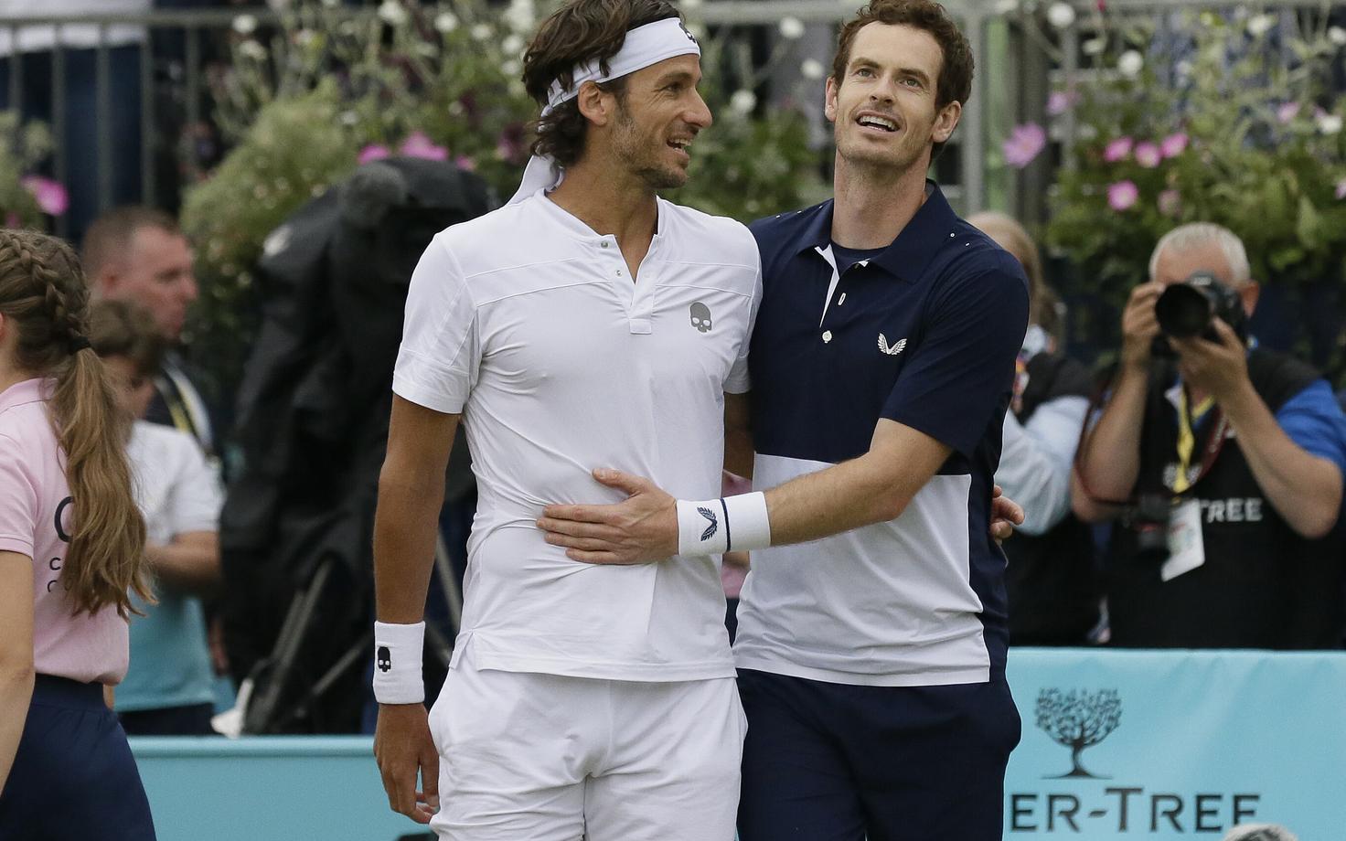 Feliciano Lopez ja Andy Murray