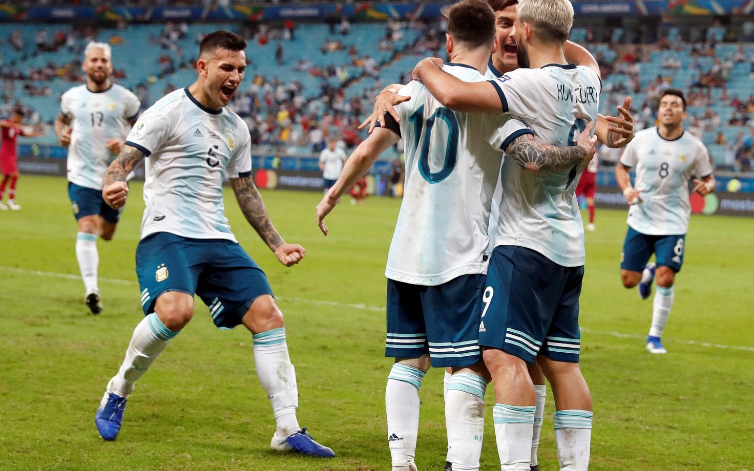 Argentina alistas Copa Americal Katari ja pääses veerandfinaali