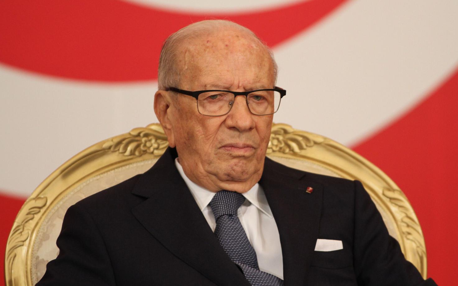 Tuneesia president Beji Caid Essebsi.