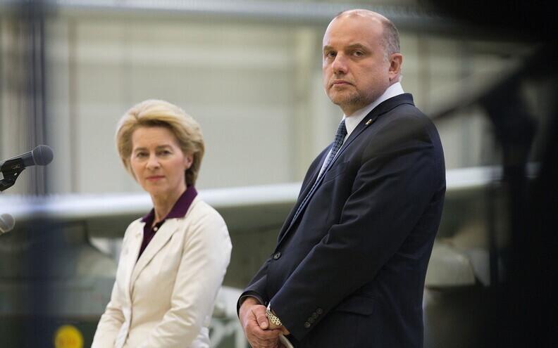 Ursula von der Leyen ja Jüri Luik 5. veebruaril Ämaris.