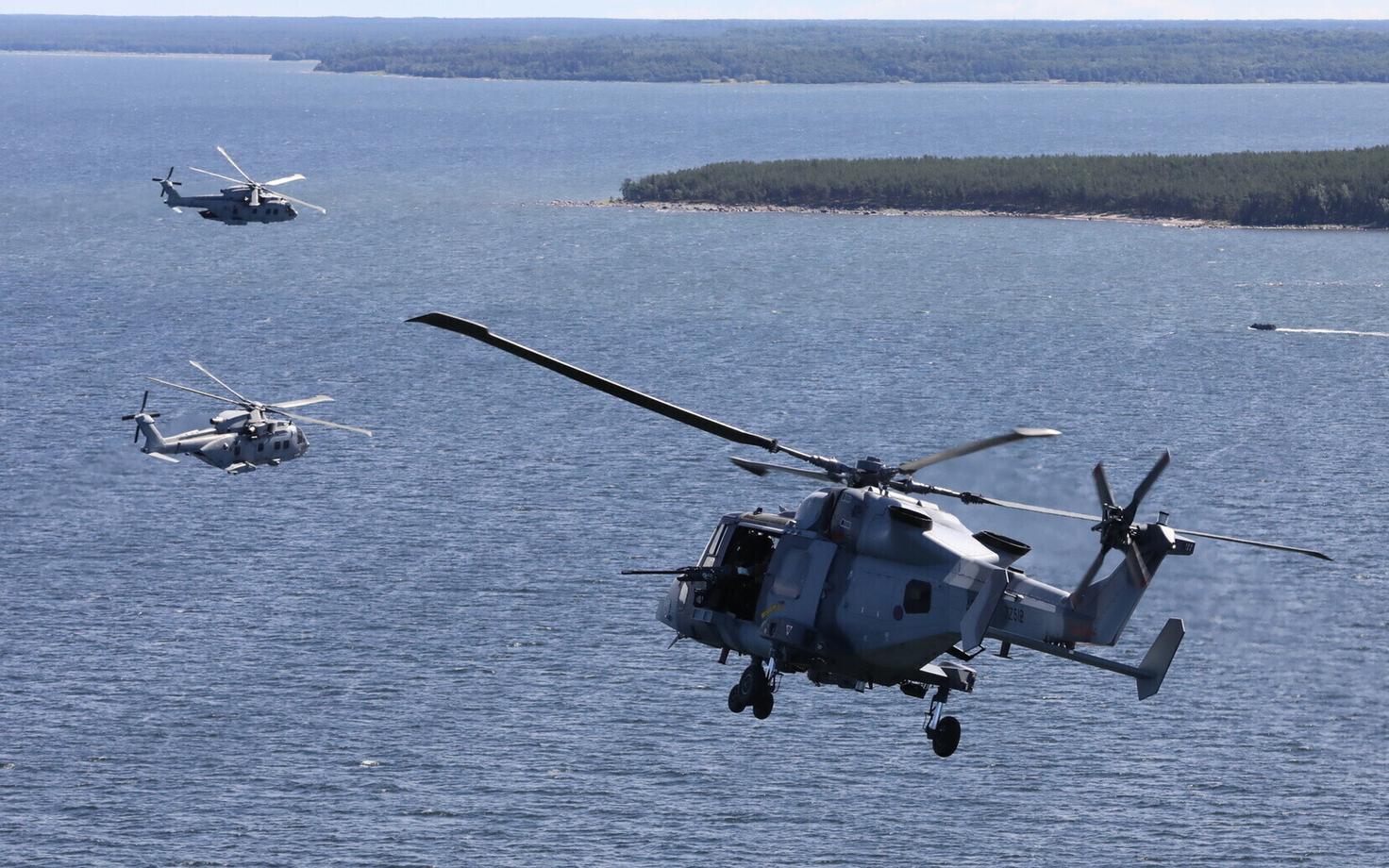 Salmistu meredessant õppusel Baltic Protector.