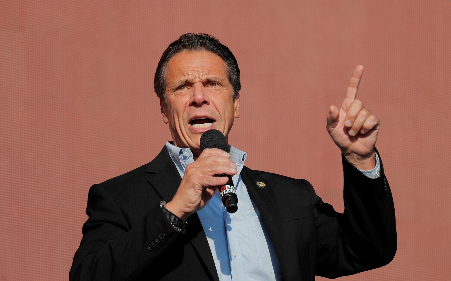 New Yorgi demokraadist kuberner Andrew Cuomo, kes pürgib praegu samuti USA presidendiks.
