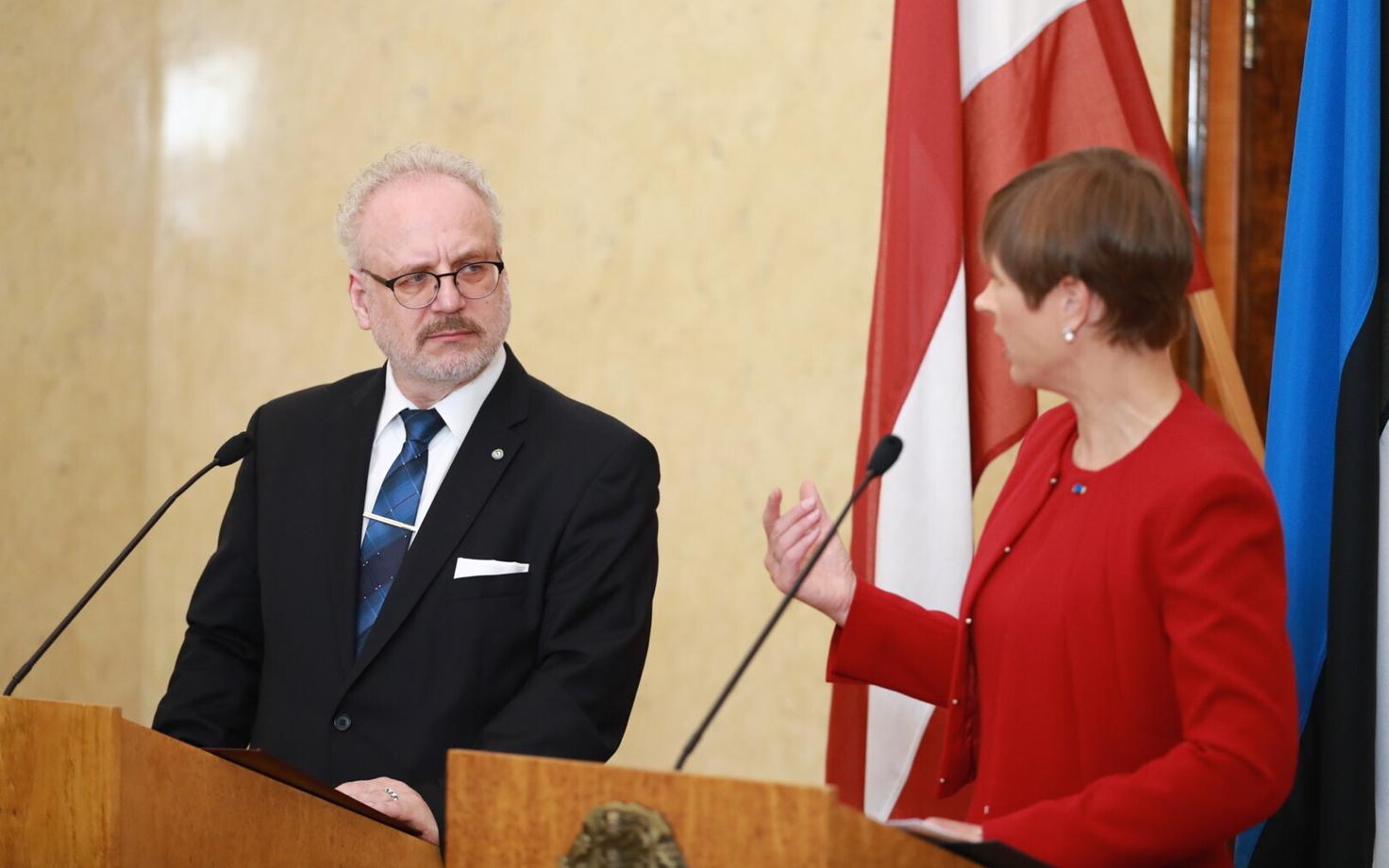 Egils Levits ja Kersti Kaljulaid.