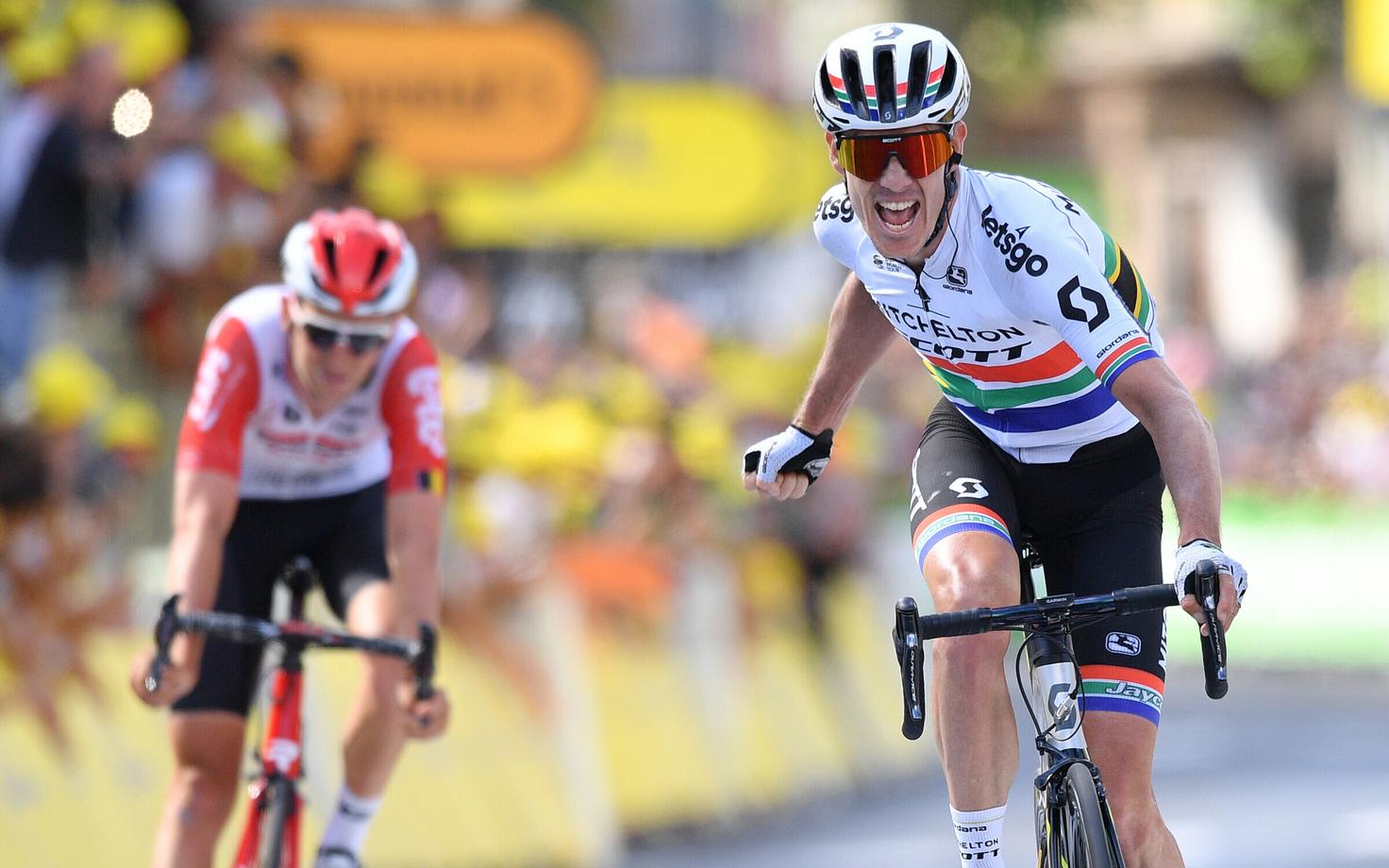 Daryl Impey Tour de France'i üheksanda etapi finišis
