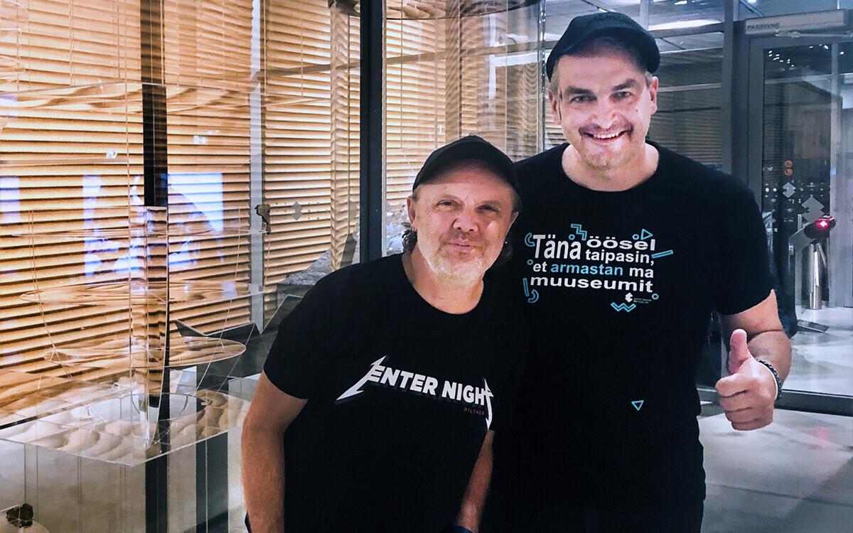 Lars Ulrich (vasakul) ERMis