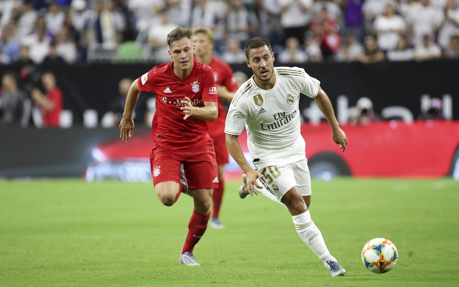 Eden Hazard Madridi Reali sõprusmängus Müncheni Bayerni vastu