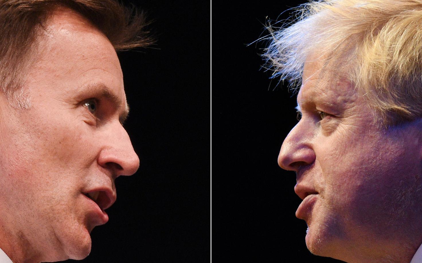Jeremy Hunt ja Boris Johnson.
