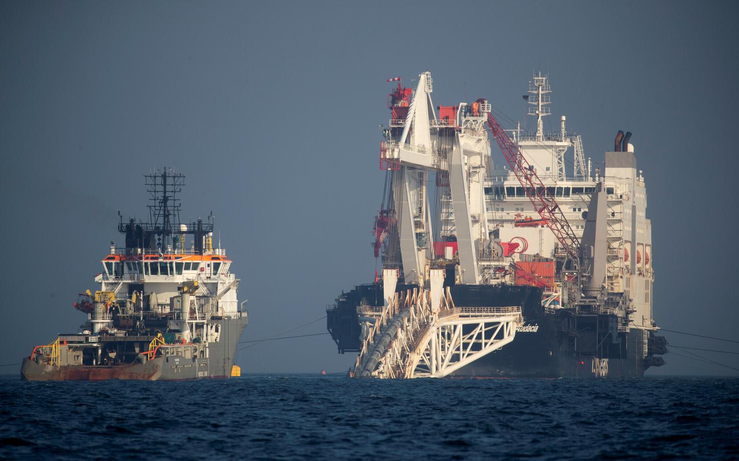 Nord Stream 2 ehitustööd 2018. aastal.