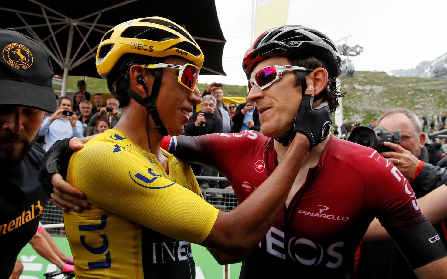 Egan Bernal ja Geraint Thomas