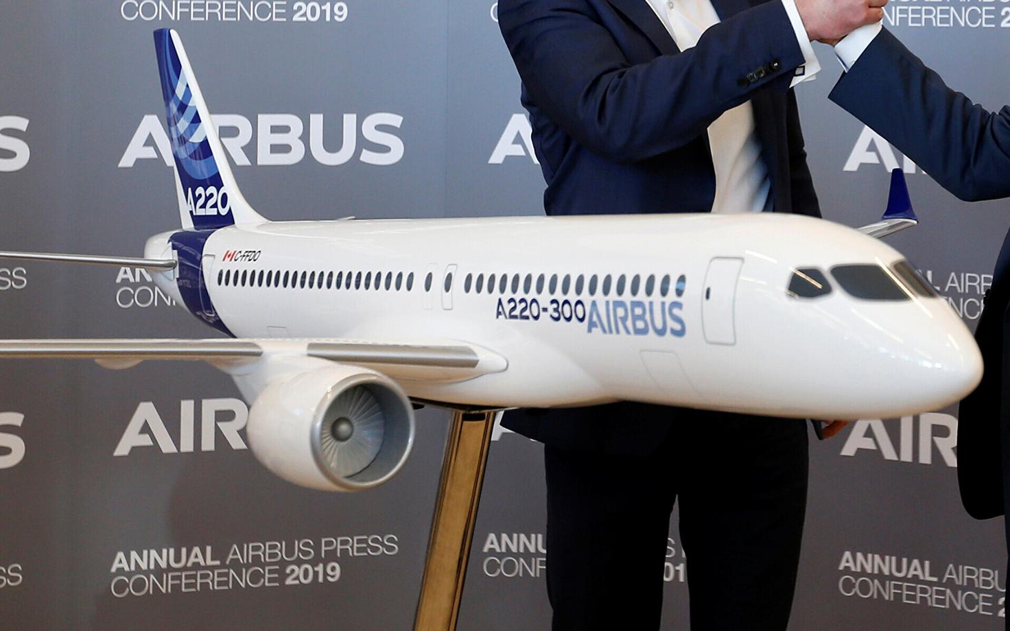 Airbus A220 mudel.