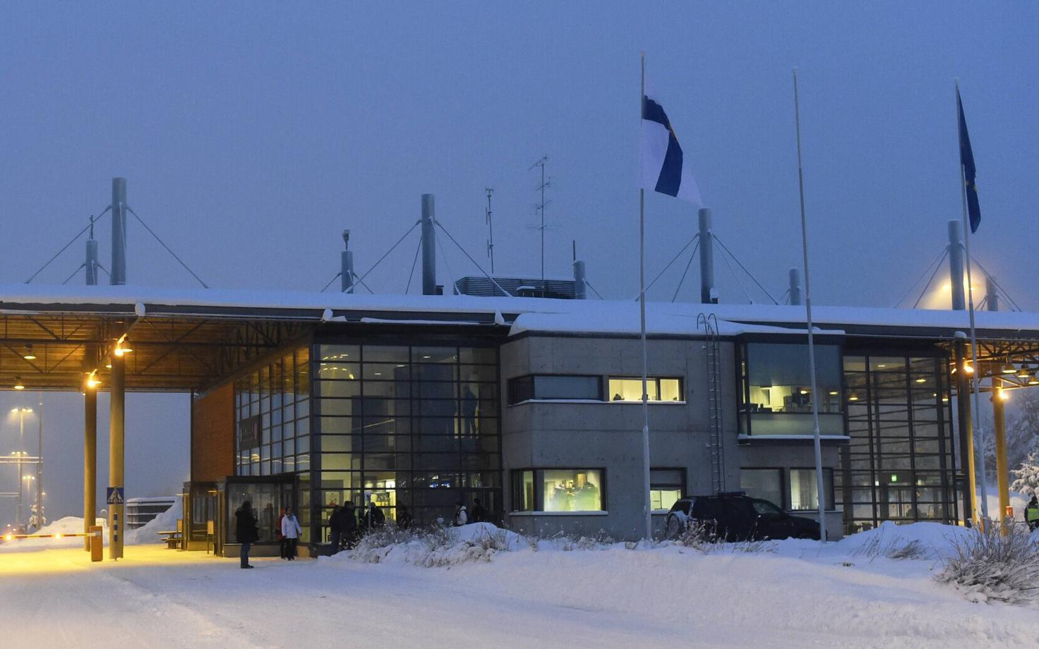 Salla piiripunkt Soome-Vene piiril.