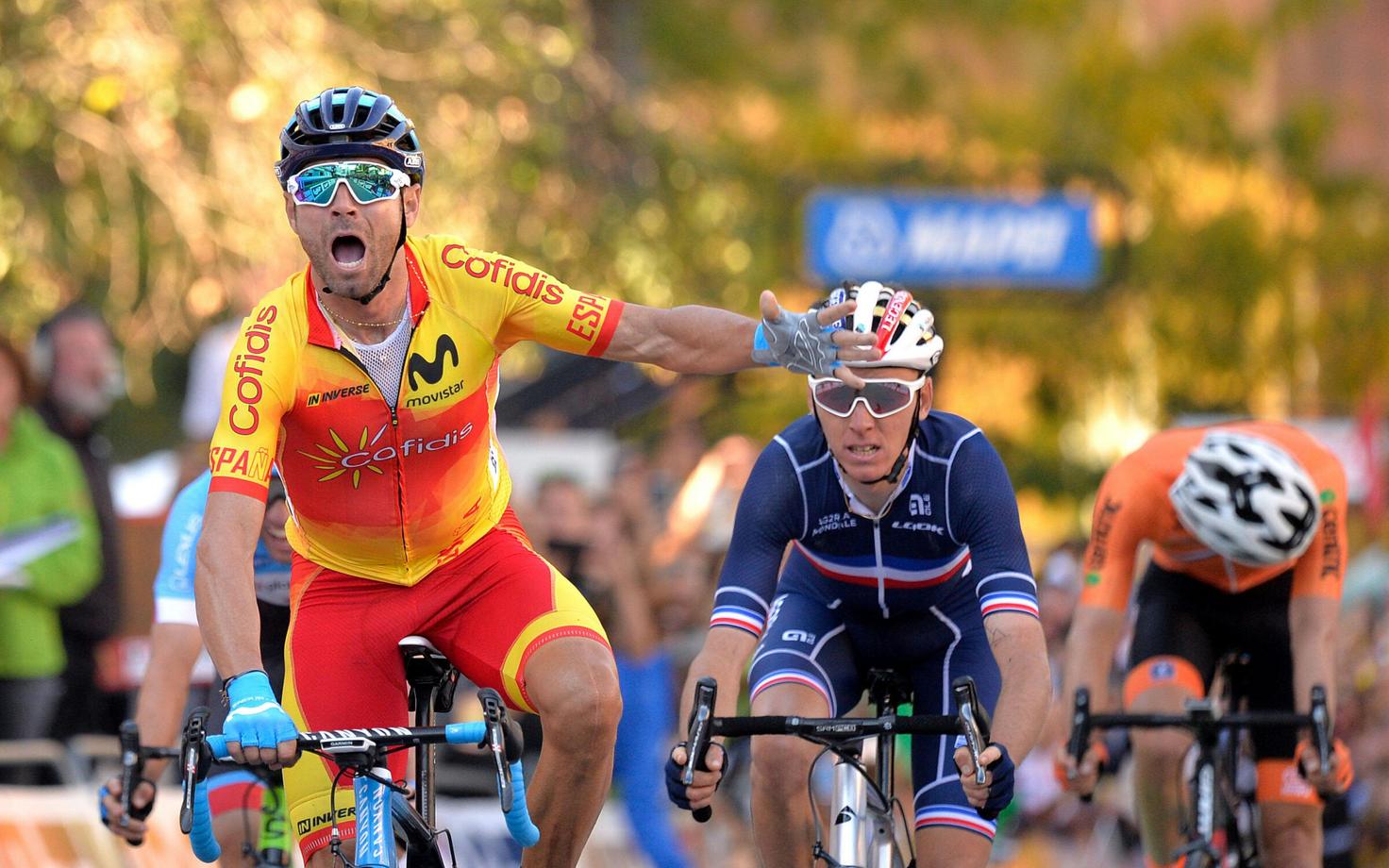 Grupisõidu valitsev maailmameister, hispaanlane Alejandro Valverde.