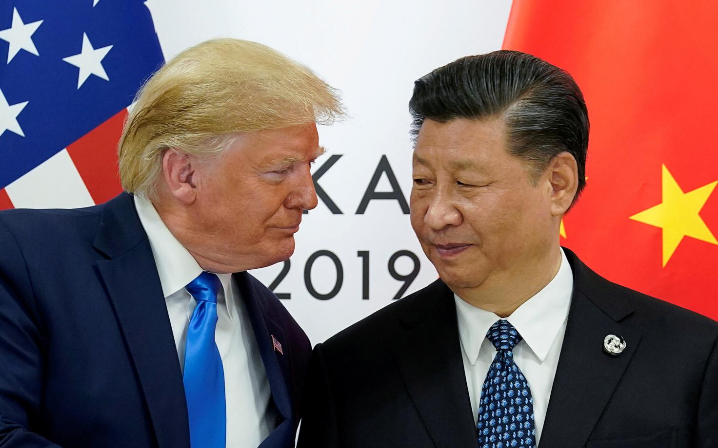 President Donald Trump ja Hiina president Xi Jinping Osakas.