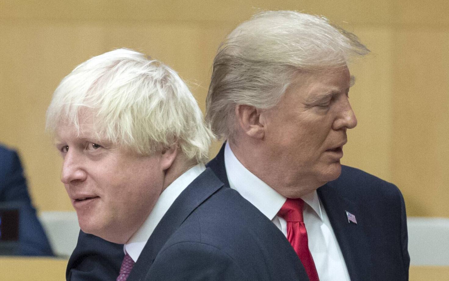 Boris Johnson ja Donald Trump 2017. aastal.