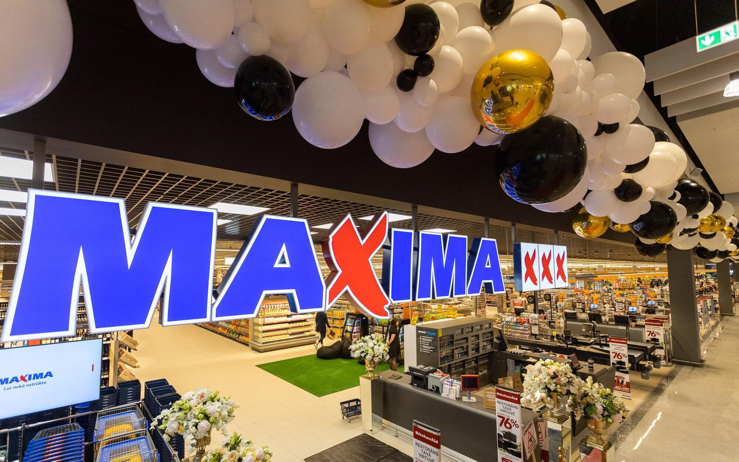 Maxima pood Lätis.