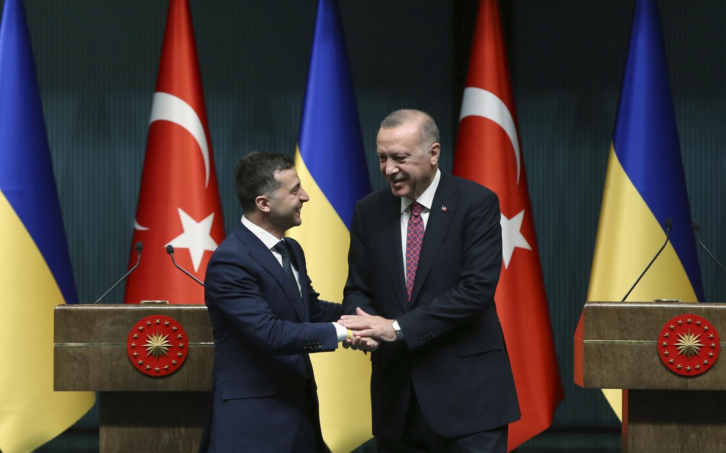 Zelenski ja Erdogan Ankaras.