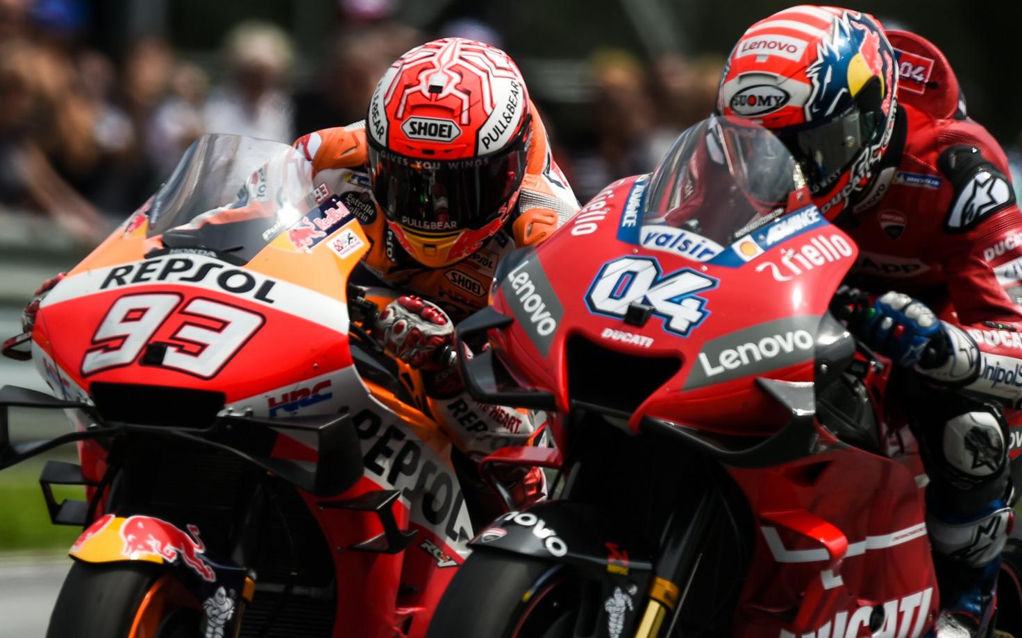 Marc Marquez ja Andrea Dovizioso