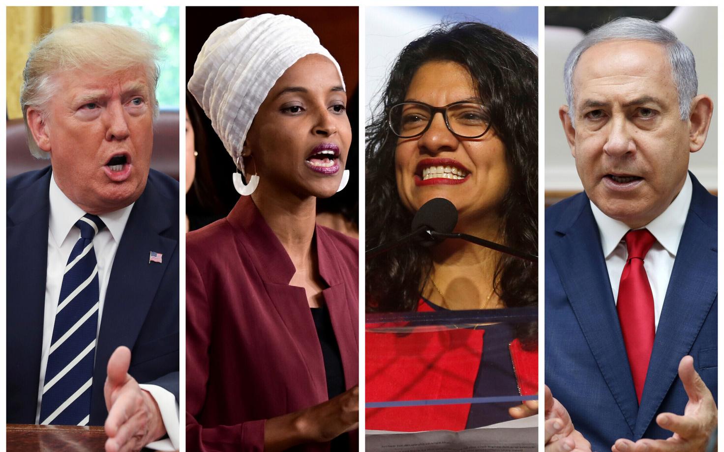 Trump, Omar, Tlaib ja Netanyahu.