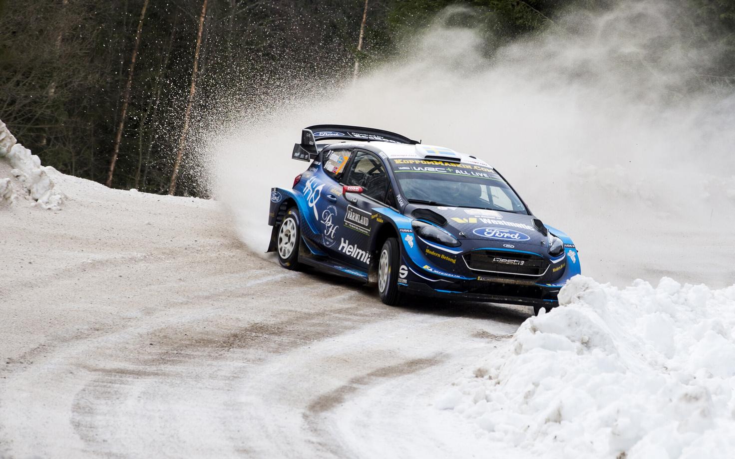 Pontus Tidemand tänavusel Rootsi rallil