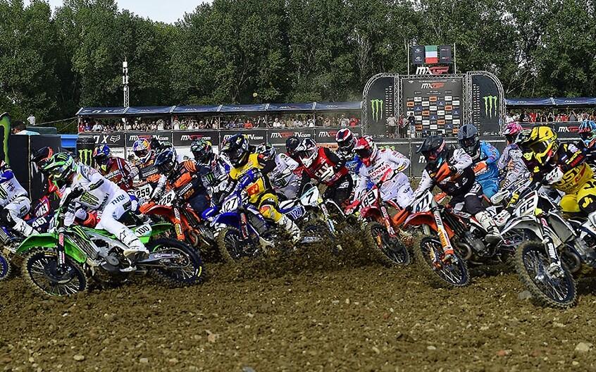 Tanel Leok (nr 7) MXGP sõidus.