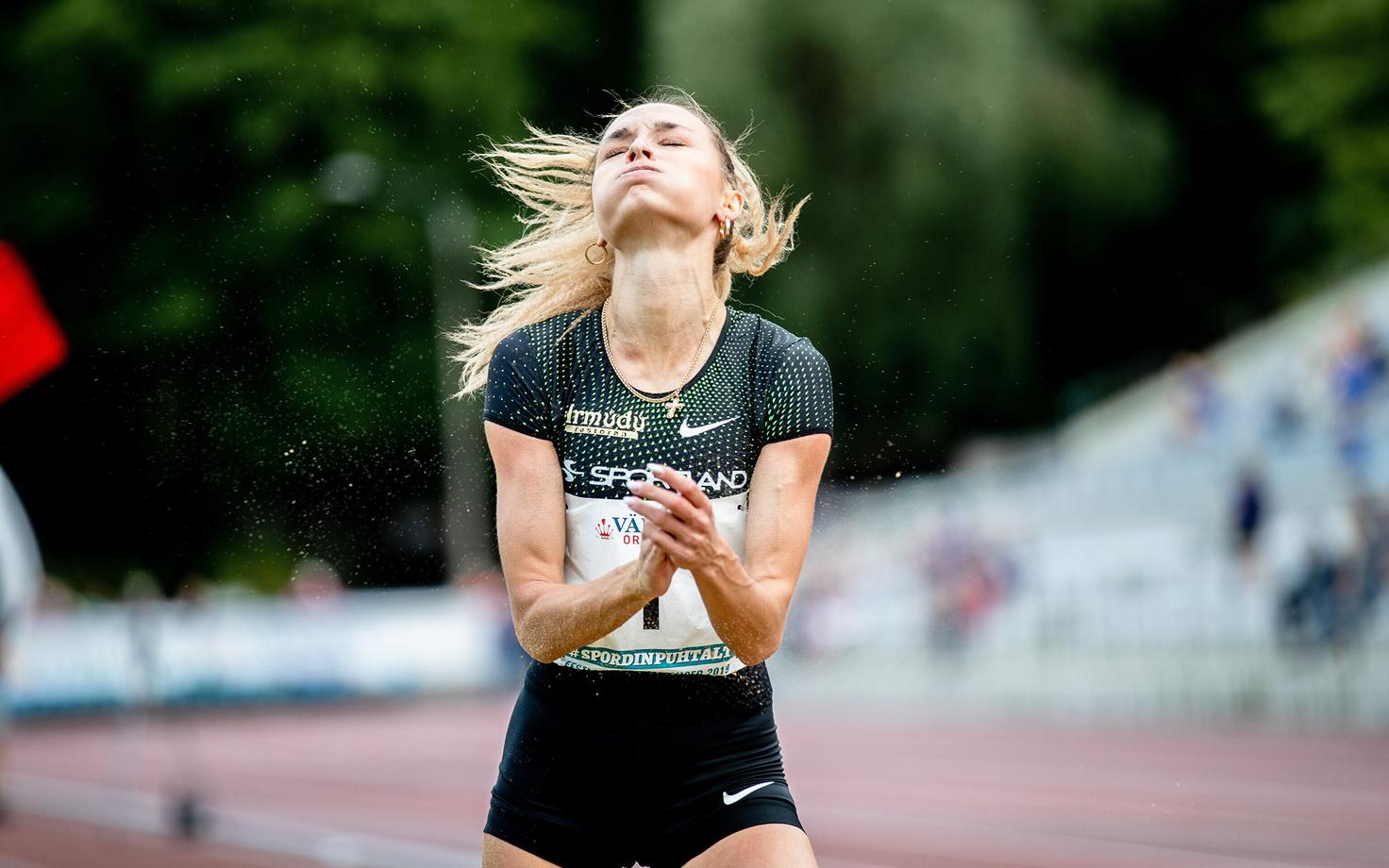 Ksenija Balta kergejõustiku Eesti meistrivõistlustel