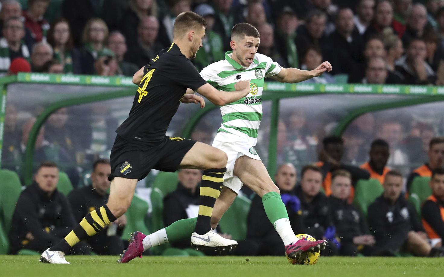 Karol Mets mängus Glasgow Celticu vastu