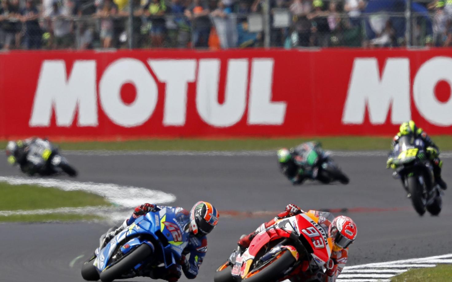 Alex Rins ja Marc Marquez Briti MotoGP etapil