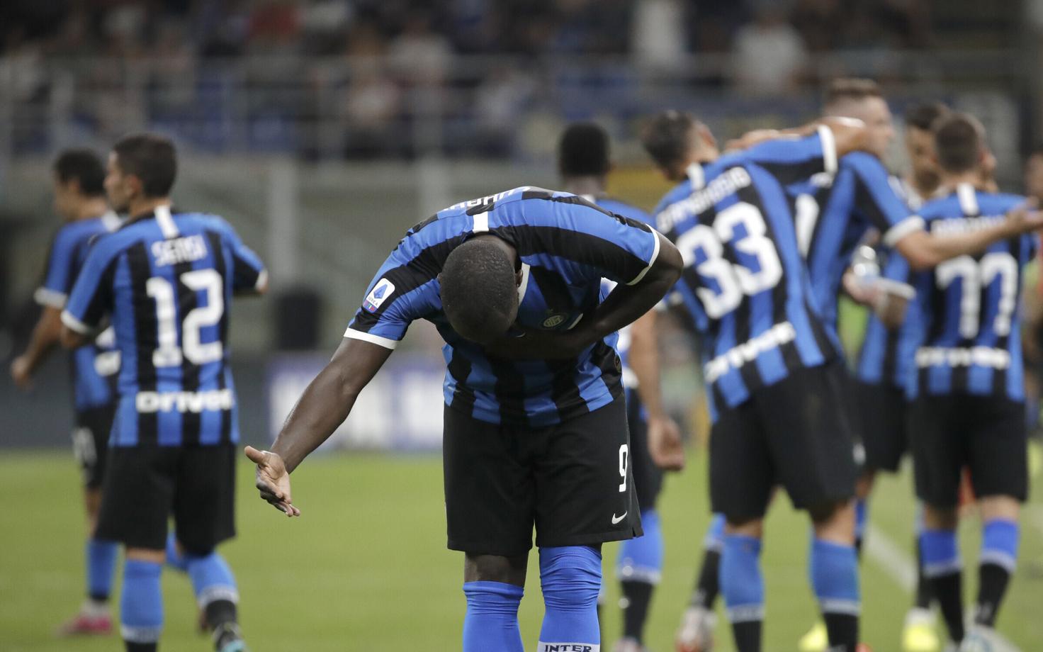Romelu Lukaku ja Milano Interi mängijad