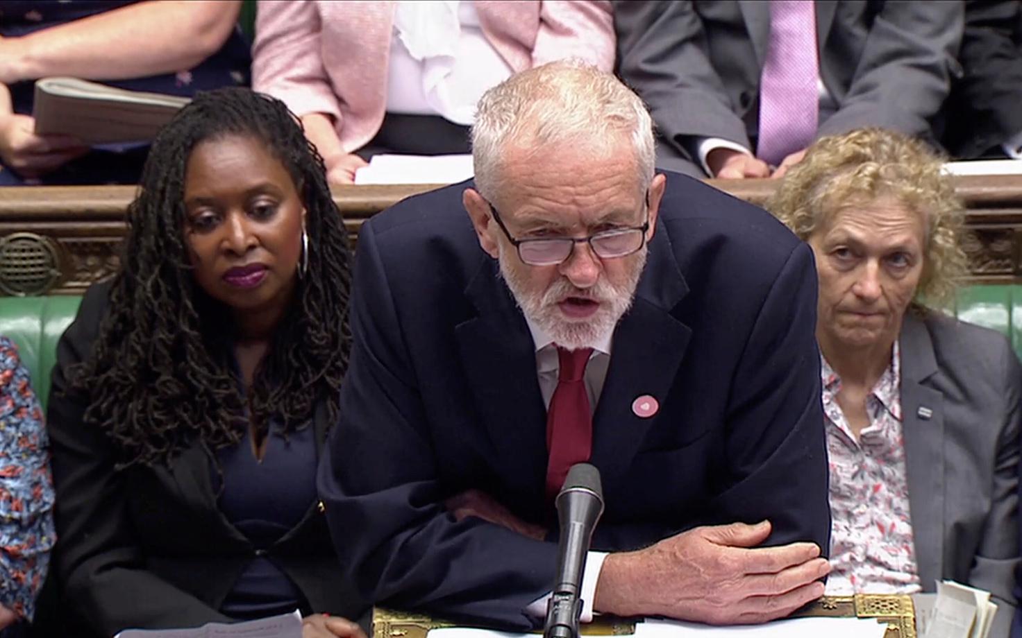 Briti opostsiooni juht leiboristide esimees Jeremy Corbyn.
