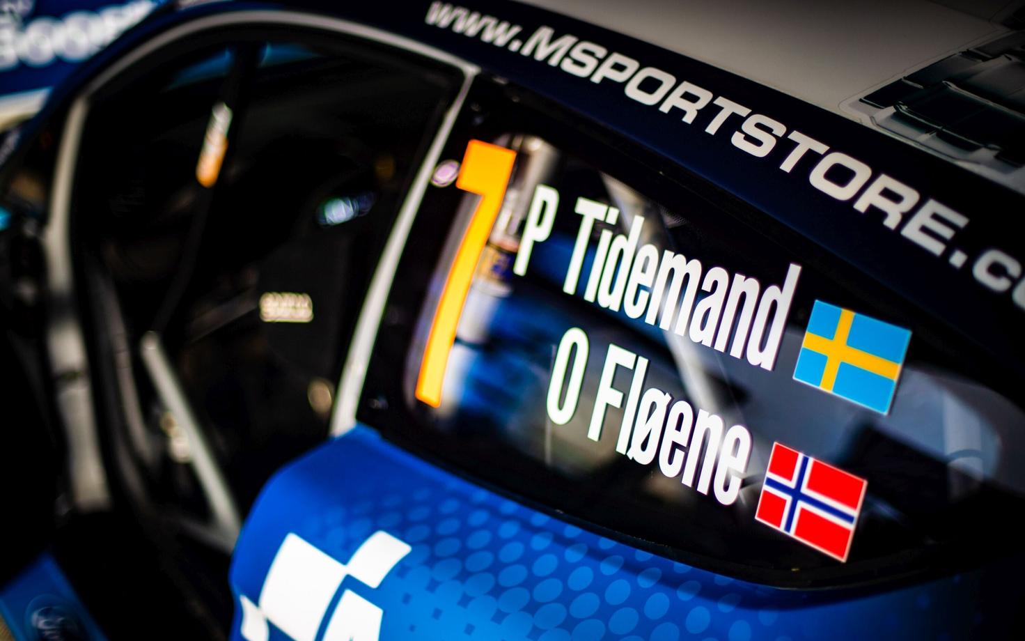 Pontus Tidemand saab kahel järjestikusel etapil M-Spordi Fordiga sõita.